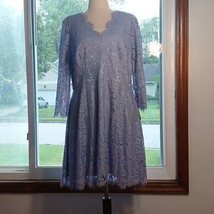 Eliza Jay Womens Dress Size 18 Lace V-Neck Lined Summer Easter Wedding NWT